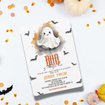Nosso Boo Quase Chegando Fantasma Halloween Chá de
