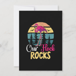 Convites Nosso Design de Flock Rocks para a Família Flaming