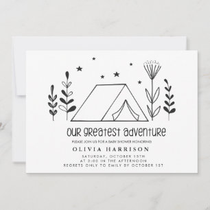 Convites Nosso maior Chá de fraldas de risco