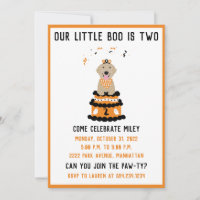 Nosso Pequeno Boo É Duas Festas de aniversário De