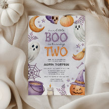 Nosso Pequeno Boo está fazendo Dois no Halloween