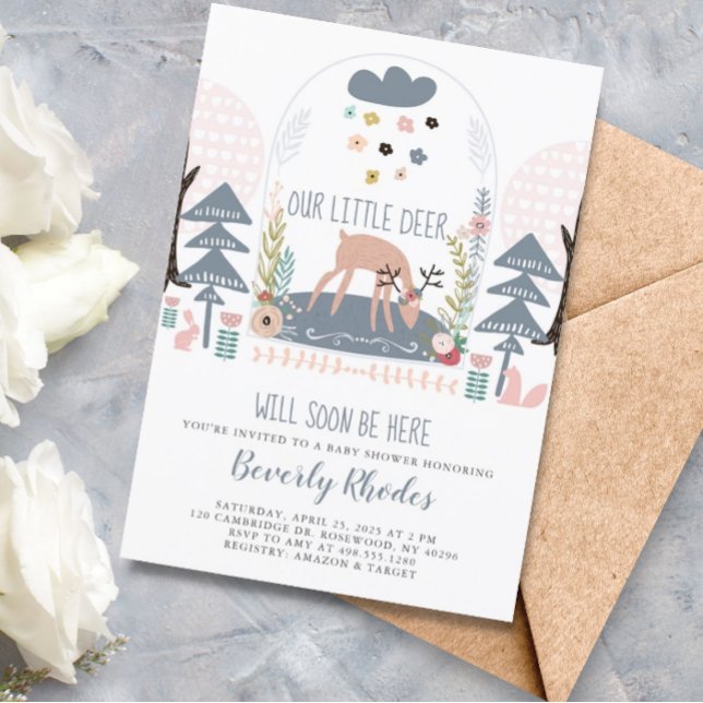 Convites Nosso Pequeno Chá de fraldas (Criador carregado)