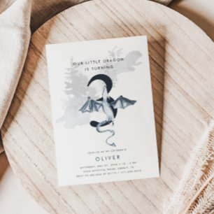 Convites Nosso Pequeno Dragão aniversário de 3 anos