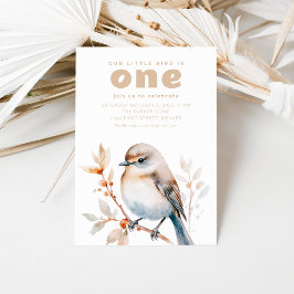 Convites Nosso pequeno pássaro está transformando um primei