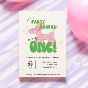 Convites Nosso Pequeno primeiro aniversario de Animais do B