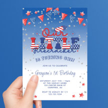 Nosso Pequeno primeiro aniversario do Firecracker 