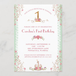 Convites Nosso Primeiro Aniversário da Princesa