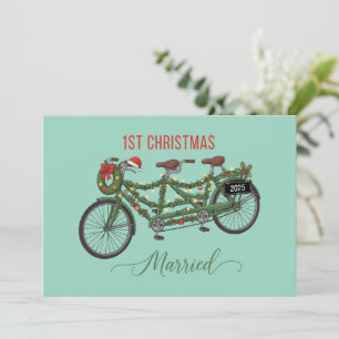 Convites Nosso Primeiro Natal Casados 2025   Cute Tandem