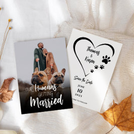 Convites Nossos Humanos Casando-Se Salve A Data