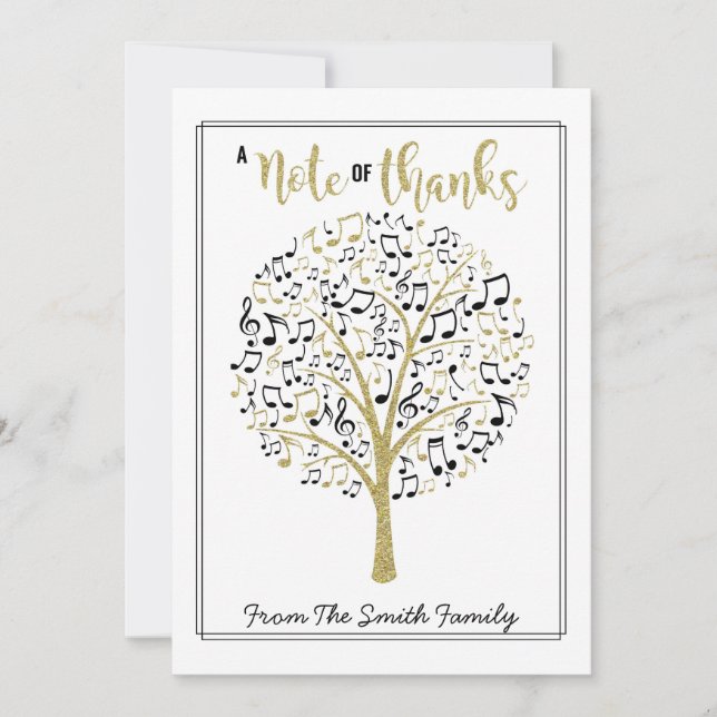 Convites nota de obrigados: donativo de um professor de mús (Frente)