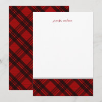 Nota Xadrez Gingham Verde Turquesa Pastel Vermelho