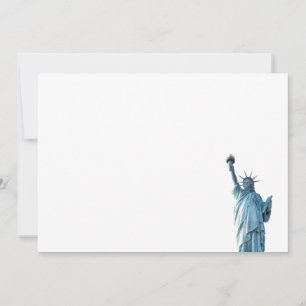 Convites Notas adesivas da Estátua da Liberdade