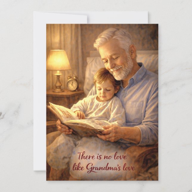 Convites Note Card There's No Love Like Grandpa's Love Mug  (Frente)