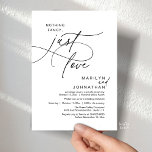 Convites Nothing Fancy, Just Love, Romantic Wedding Dinner<br><div class="desc">Celebrate your love story with this elegant minimalist wedding invitation, designed with a refined sans font paired with delicate romantic elegant handwritten script. Perfect for couples who love modern romance, soft neutrals, and timeless typography, "Nothing Fancy, Just Love". Perfect for couples extending their joyous occasion, this invitation exudes sophistication with...</div>