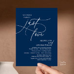 Convites Nothing Fancy, Just Love, Romantic Wedding Dinner<br><div class="desc">Celebrate your love story with this elegant minimalist wedding invitation, designed with a refined sans font paired with delicate romantic elegant handwritten script. Perfect for couples who love modern romance, soft neutrals, and timeless typography, "Nothing Fancy, Just Love". Perfect for couples extending their joyous occasion, this invitation exudes sophistication with...</div>