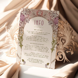 Convites Nouveau William Morris Lavanda