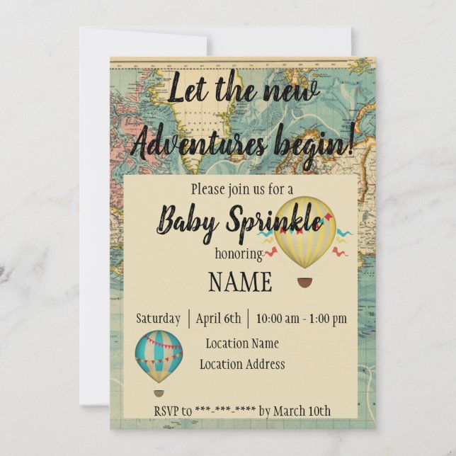 Convites Nova Aventura (Frente)