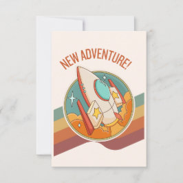 Convites nova aventura em foguetes