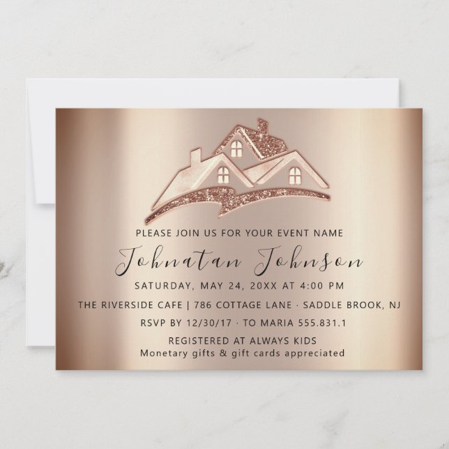 Convites Nova Casa Nós Mudamos Festa de Casa Imóveis (Frente)