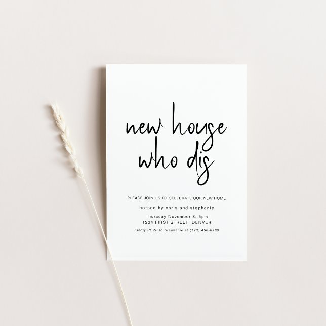 Convites Nova Casa Que Dis Festa De Aquecimento Doméstico (Criador carregado)