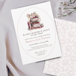 Convites Nova cor d'água do chá de fraldas do capítulo, cor