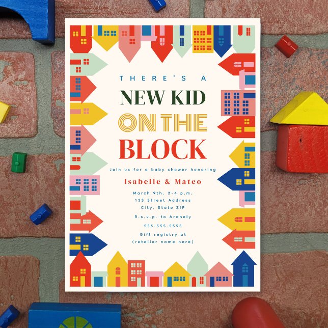 Convites Nova Criança No Chá de fraldas Da Fronteira De Blo (Criador carregado)