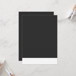 Convites Nova foto personalizada em preto e branco de um re