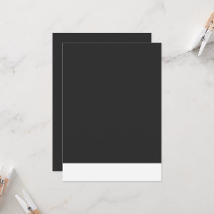 Convites Nova foto personalizada em preto e branco de um re