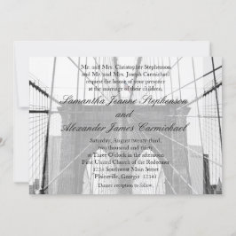 Convites Nova Iorque Brooklyn Bridge Wedding