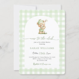 Convites Nova para o Chá de fraldas do Clube