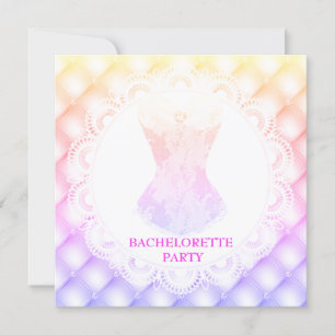 CONVITES NOVA PINK CORSET BONITO DIAMOND LACE