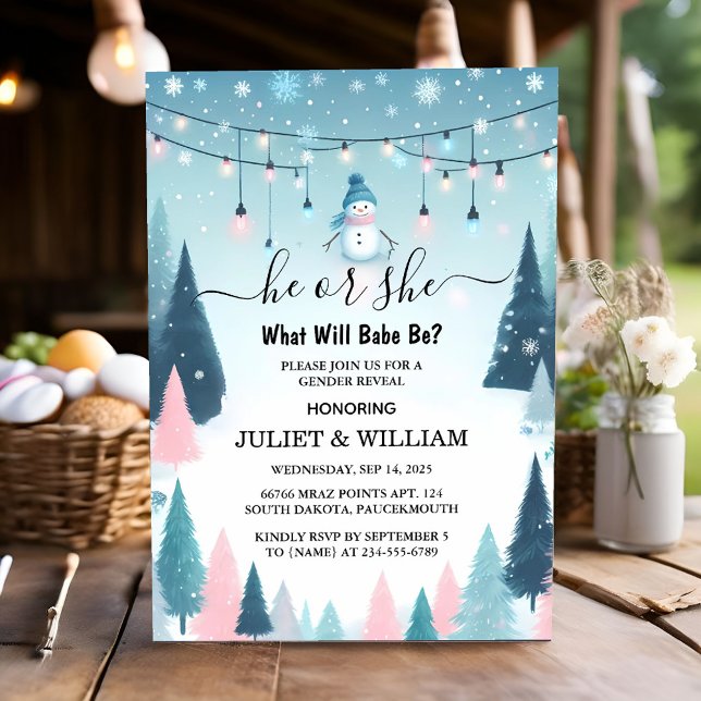 Convites Nova Revolução de Sexo de Inverno com Neve Fria (Criador carregado)