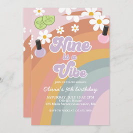 Convites Nove é uma víbora Spa Rainbow 9º aniversário