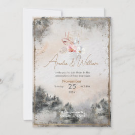 Convites November Wedding Invitation