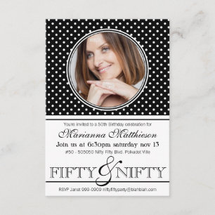 Convites Noventa e cinquenta Festas de aniversário com fot