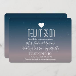 Convites Novo Adiamento de Missão do Dreamy Sky