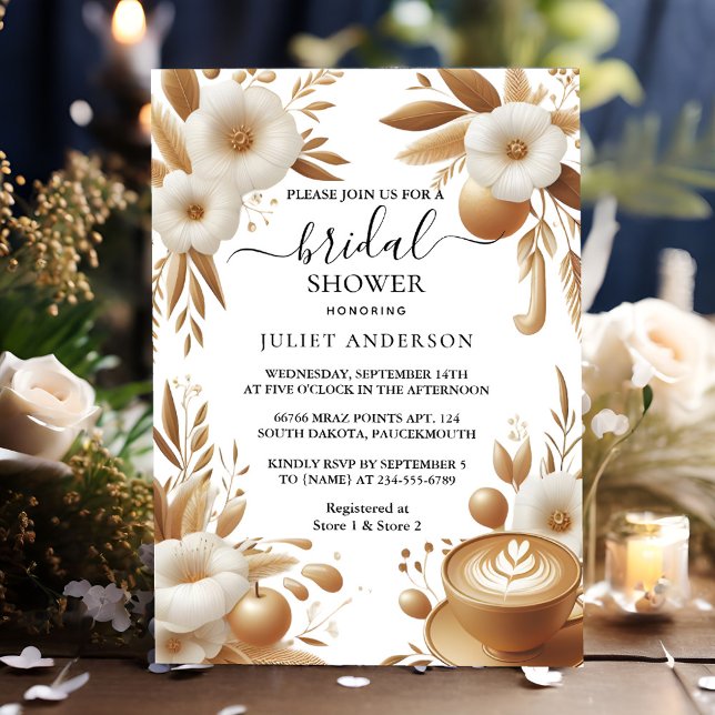 Convites Novo Café Italiano Sorrento Chá de panela Casual (Criador carregado)