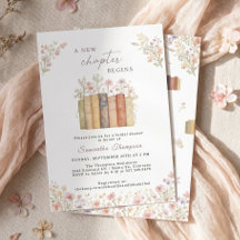 Novo Capítulo Começa Livros Florais Vintage
