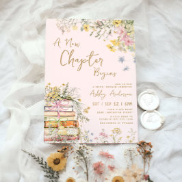 Convites Novo capítulo inicia Chá de panela de flor selvage
