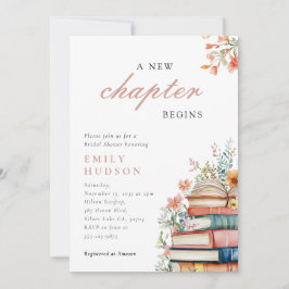Convites Novo capítulo inicia Chá de panela de livros