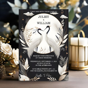 Convites Novo Casamento Russo da Nuvem do Céu Asiático de F