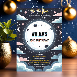 Convites Novo Céu Noturno da Noite Dois O segundo aniversár