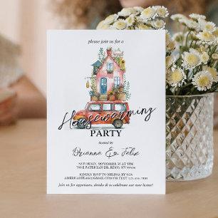 Convites Novo Endereço Do Carro Que Muda Para Casa Festa De