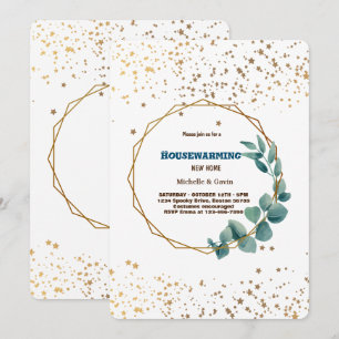 Convites Novo outono moderno de outono em festa de inaugura