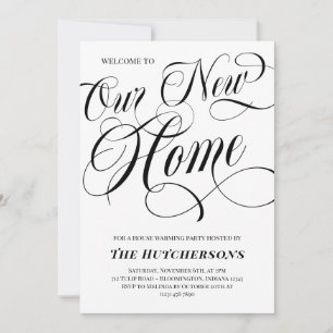 Convites Novo Partido do Ensino Doméstico da Caligrafia