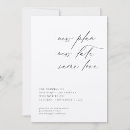 Convites Novo Plano Nova Data Mesmo Amor Mudança de Planos