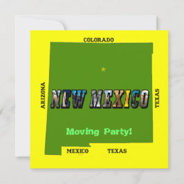 Convites Novo Texto de Foto do Mapa do México