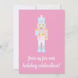 Convites Noz-cracker com uma Caneta Doce com Saudação