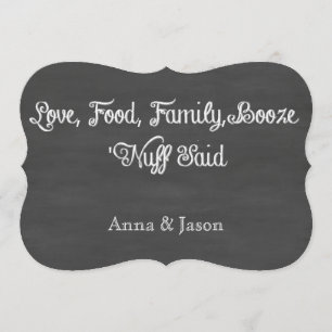 Convites 'Nuff disse o quadro de  