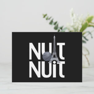 Convites Nuit Nuit Basball Night Word Torre Paris